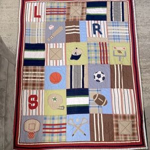 Pottery Barn Kids Twin Quilt & 2 Shams